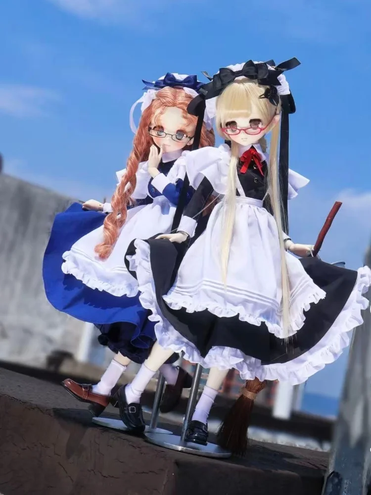 

1/4 BJD Doll Clothes Skirt Socks Headwear Set For MSD MDD Doll Accessories Dress Up Gift Diy Clothes(Only Clothes No Doll)