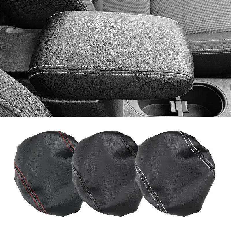 For Subaru Forester 2013 2014 2015 2016 2017 2018 Microfiber Leather Car Inner Center Console Armrest Box Cover Protective Trim