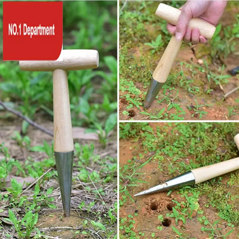 

Horticulture Planting Punch Soil Inserter Durable Garden Practical Planting Outdoor Loosen Soil Accessory
