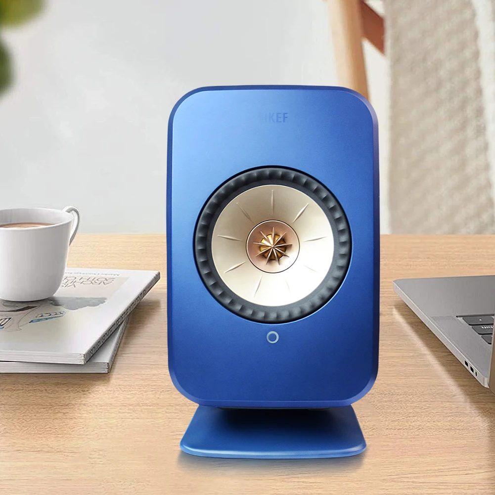 Desk Pad Speaker Table Base Stand Silicone Desktop Holder Stable Desktop Speaker Stand Space-Saving for KEF Lsxii Speaker