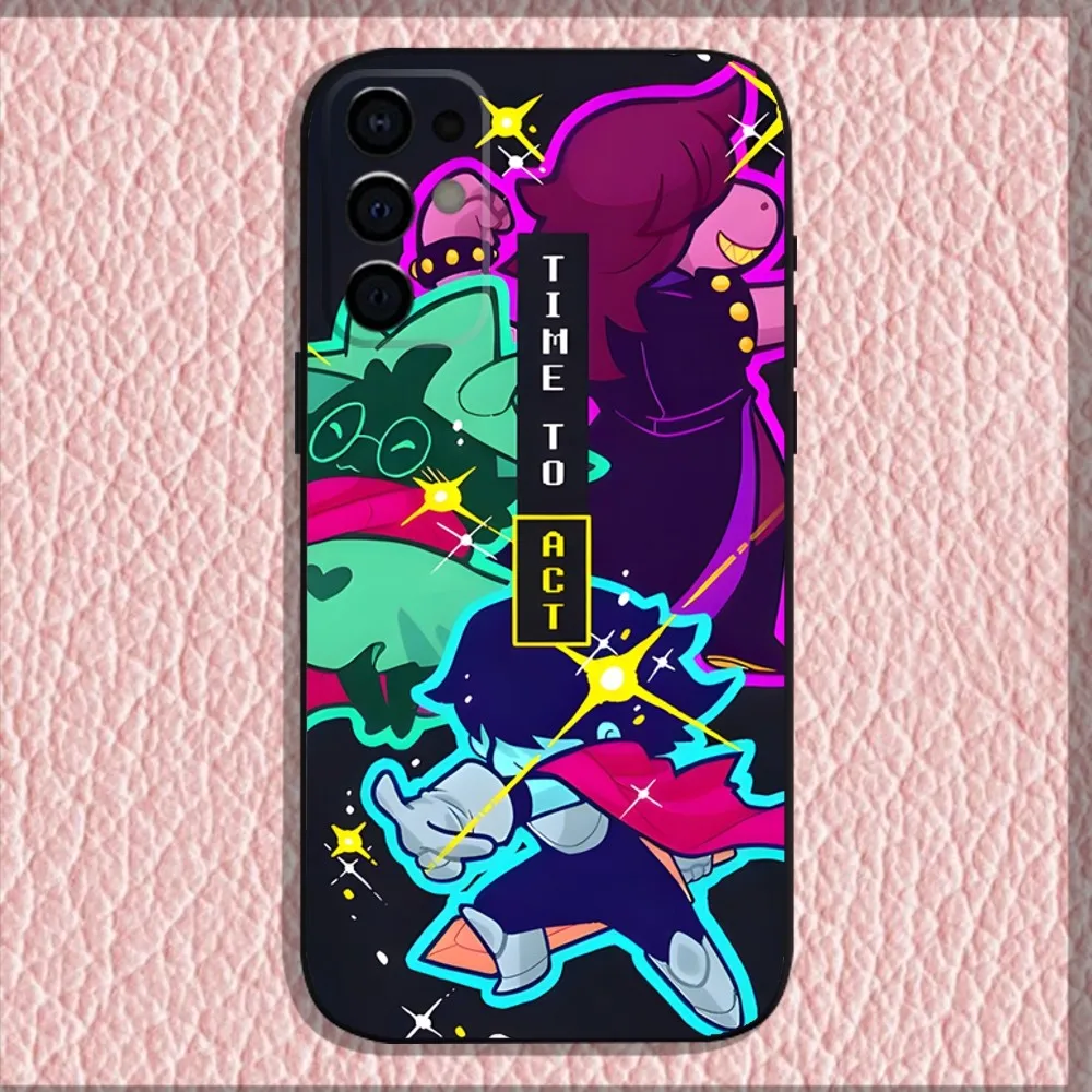 D-Deltarune Ralsei Phone Case For Samsung S24,S21,S22,S23,S30,Ultra,S20,Plus,Fe,Lite,Note,10,9,5G Black Soft Shell