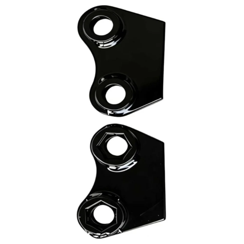For Mini For Excavator Bucket Attachment Ears for 1 For Ton Models - 0.25 Inch Thick Bracket 25mm Pin Hole 6mm Material Black