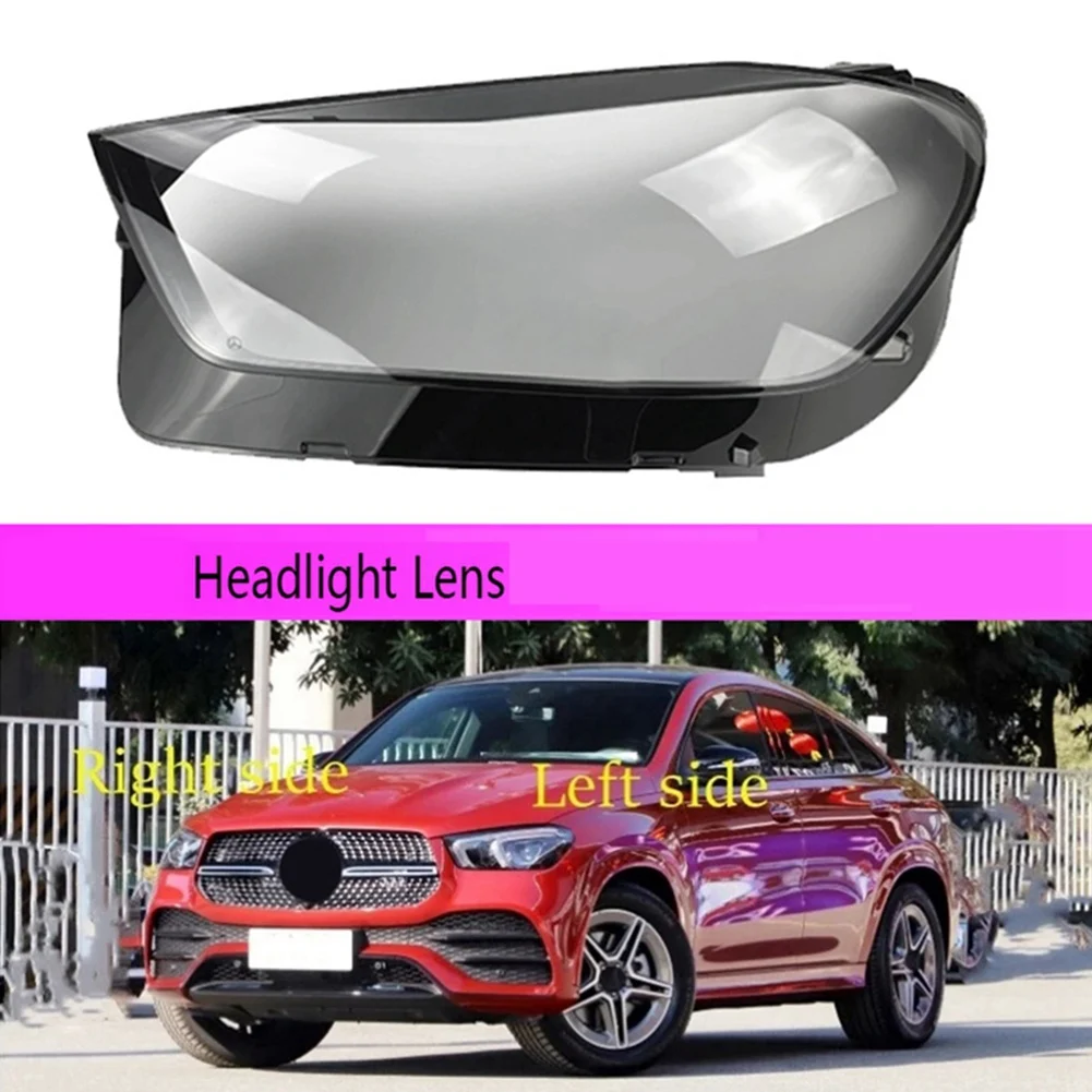 

ABHX-New Car Front Headlight Lens Shell Headlight Cover For Mercedes-Benz GLE 2020 2021