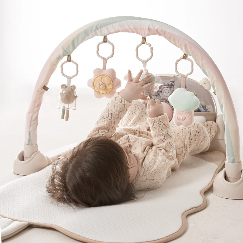 Banshili-Polymères convertibles en peluche pour bébé, optique de chaise longue, base sur scène, fosse à balles pour bébé, coton doux, jeu de lit, activité de gym, le plus récent