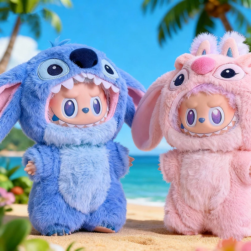 ラビュブ3.0用のかわいい服セット、漫画風ミニぬいぐるみ17cmドール服アクセサリー、新商品、ファッション、クリスマスプレゼント