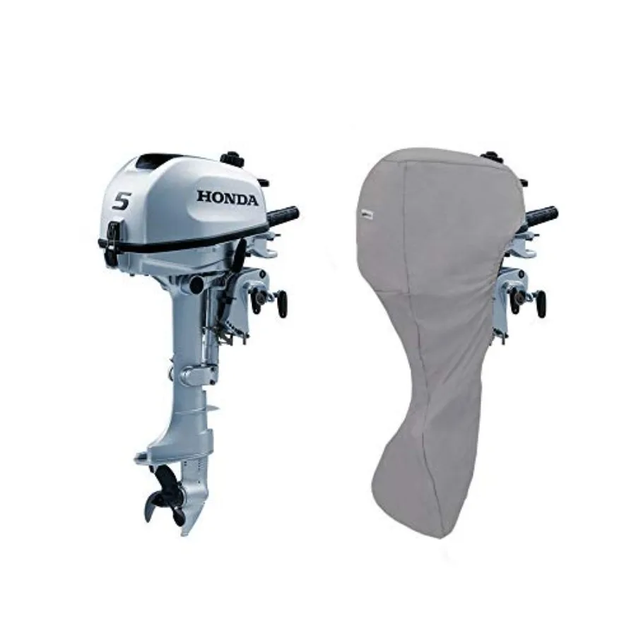 

Full Covers for Honda Outboard Motors BF4BF6 Models from 2016 to 2024 20 Waterproof Protective Covers with Reinforced Straps an