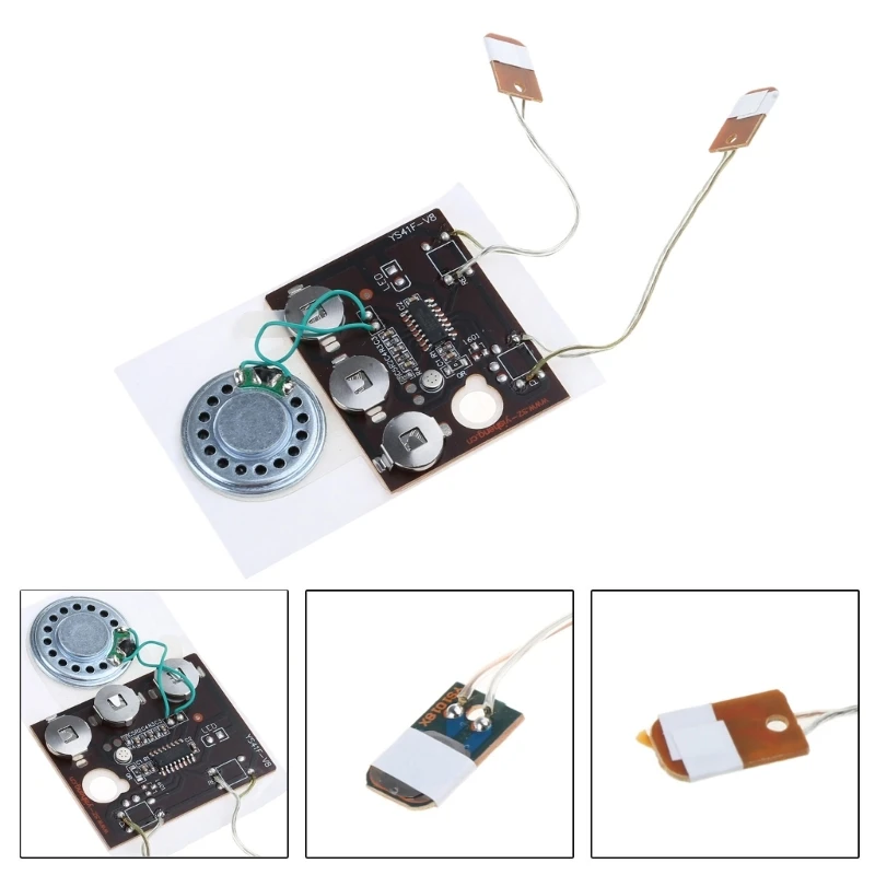 30S Double Button Voice Music Recordable Recorder Board for Greeting Card DIY