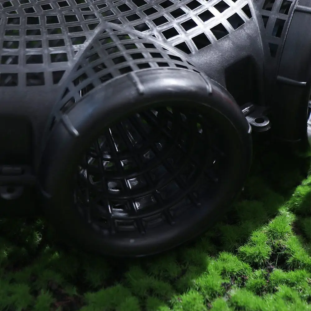 

Fishing Pot 3/6/8 Holes Black Fish Net Cage Durable Easy To Install Mud Cage Multifunctional Plastic Loach Trap Shrimp Eels