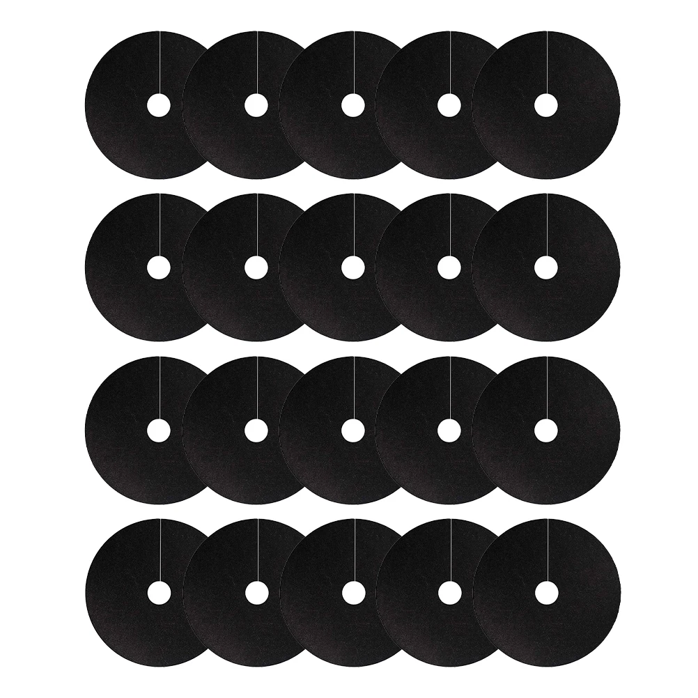 

20pcs Non-woven Fabric Plant Protection Ring 32cm Breathable Barrier for Garden Orchard Reusable Tree Root Guard Mat
