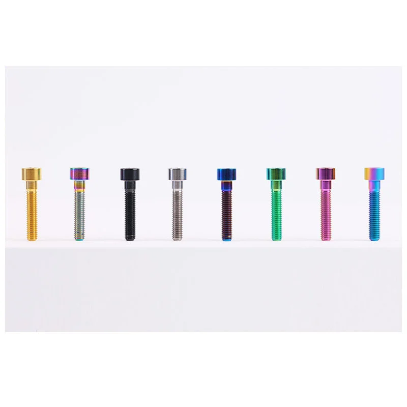 1/2/5pcs S-PARTS Titanium Alloy Bolts A2 Classic Head  M5x25 30 35 40 45 50mm for Motorcycle Bicycle Modification parts