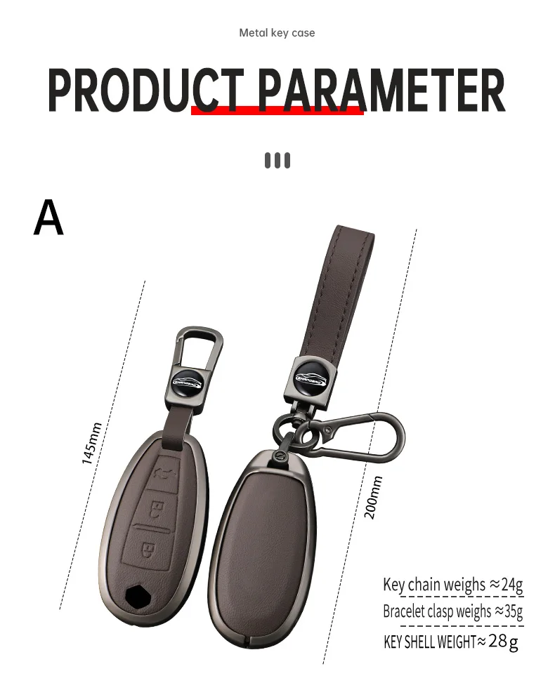Zink-legierung Auto Fernbedienung Schlüssel Fall Shell Cover Fob Für Suzuki Vitara Swift Ignis Kizashi SX4 Baleno Ertiga Samurai S-kreuz Accessori – Detail 3