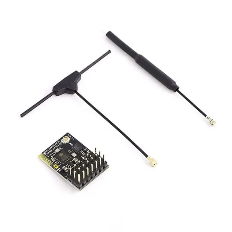 Receptor ELRS 2,4G PWM 7CH CRSF compatible con ELRS V3.2 PWM/CRSF protocolo conmutable antena de tubo de cobre para Dron RC FPV ala fija