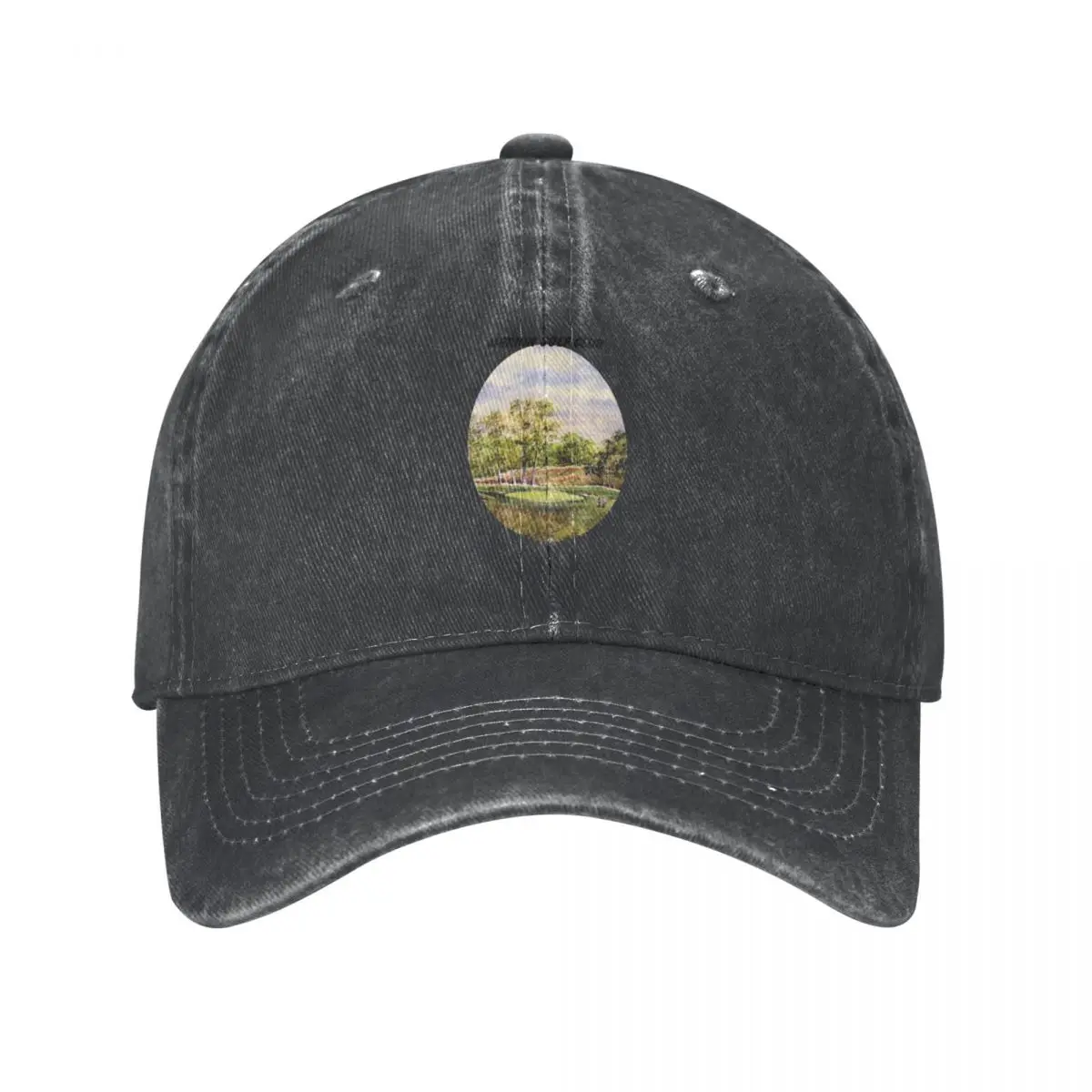 Merion Golf Course With Banner Cowboy Hat Mountaineering Hood Sun Hat For Children Boy Women's