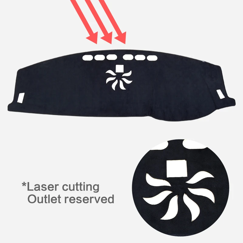 Durable Dashboard Protector Mat for Discovery Sport 2015-2019 - Full Coverage UV Protection Heat Resistant Design Accessories