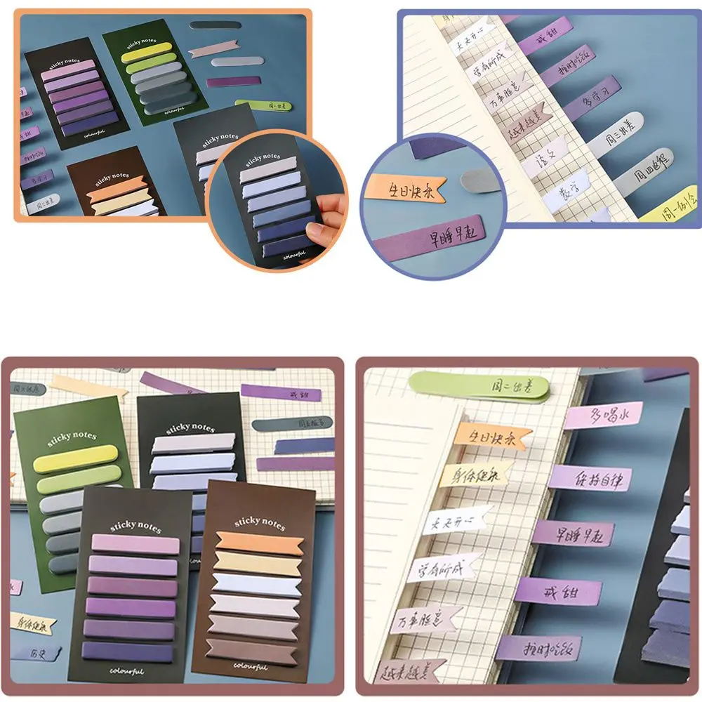 120 Sheets Notepad School Supplies ​Kawaii Index Memo Pad ​Paper Sticker Bookmark Posted It Sticky ​Notes