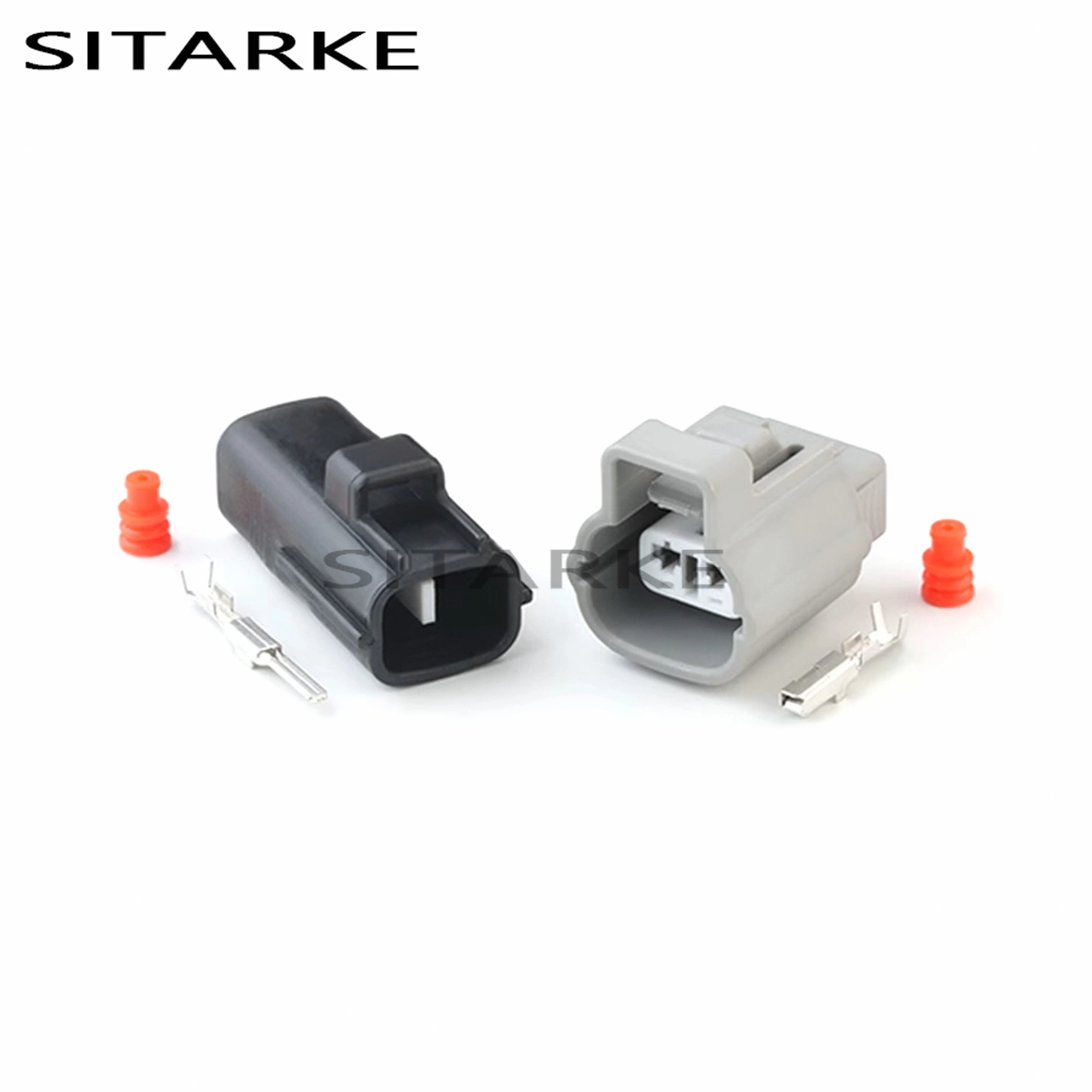 

2 Pin Sealed Electrical Cable Connectors Female Male Auto Plug For Models 1SZ Engine 90980-10843 6189-0100 6188-0047