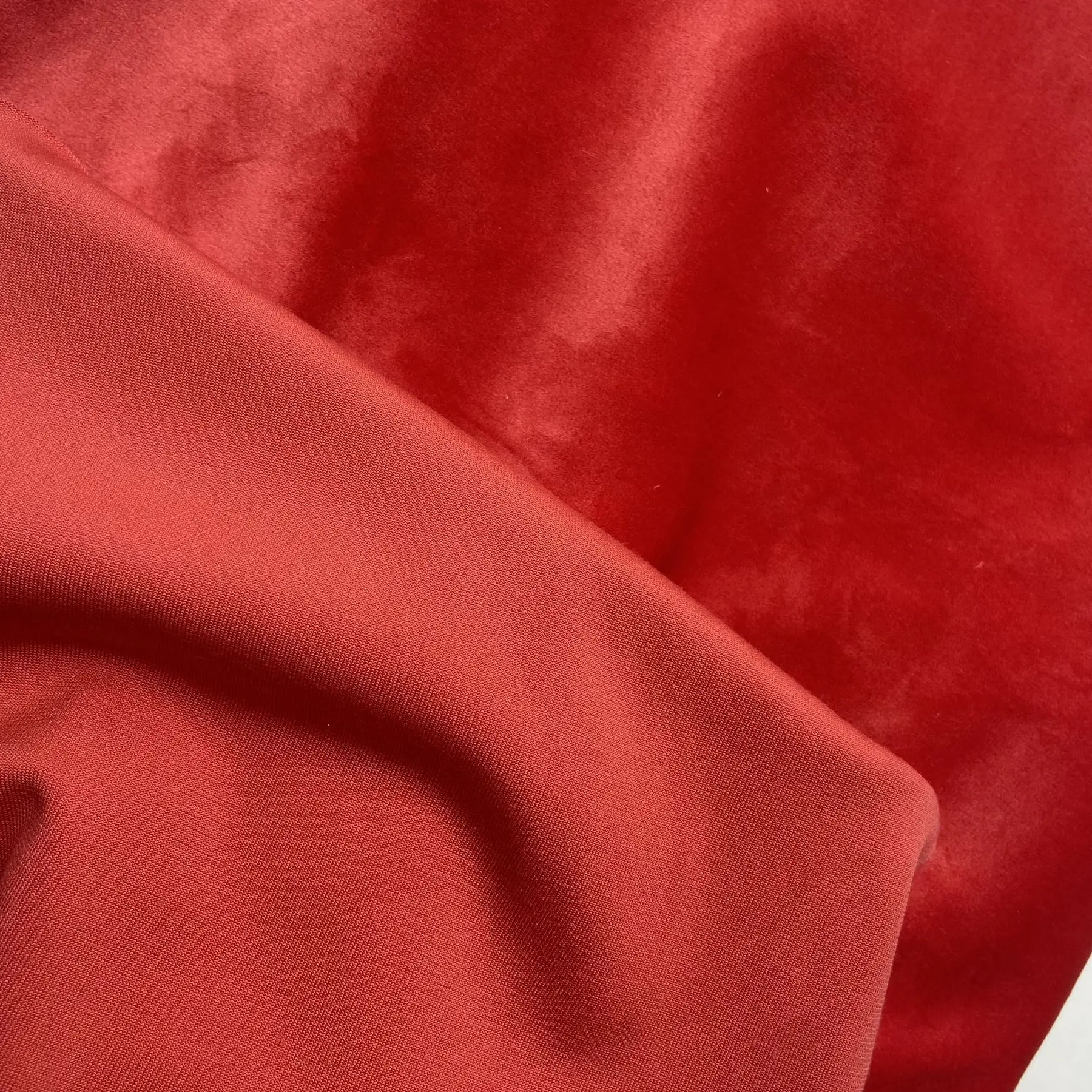 Continuously stretchable 2.5-meter high-elastic satin plush fabric with short pile DIY sewing doll accessories home decor fabric