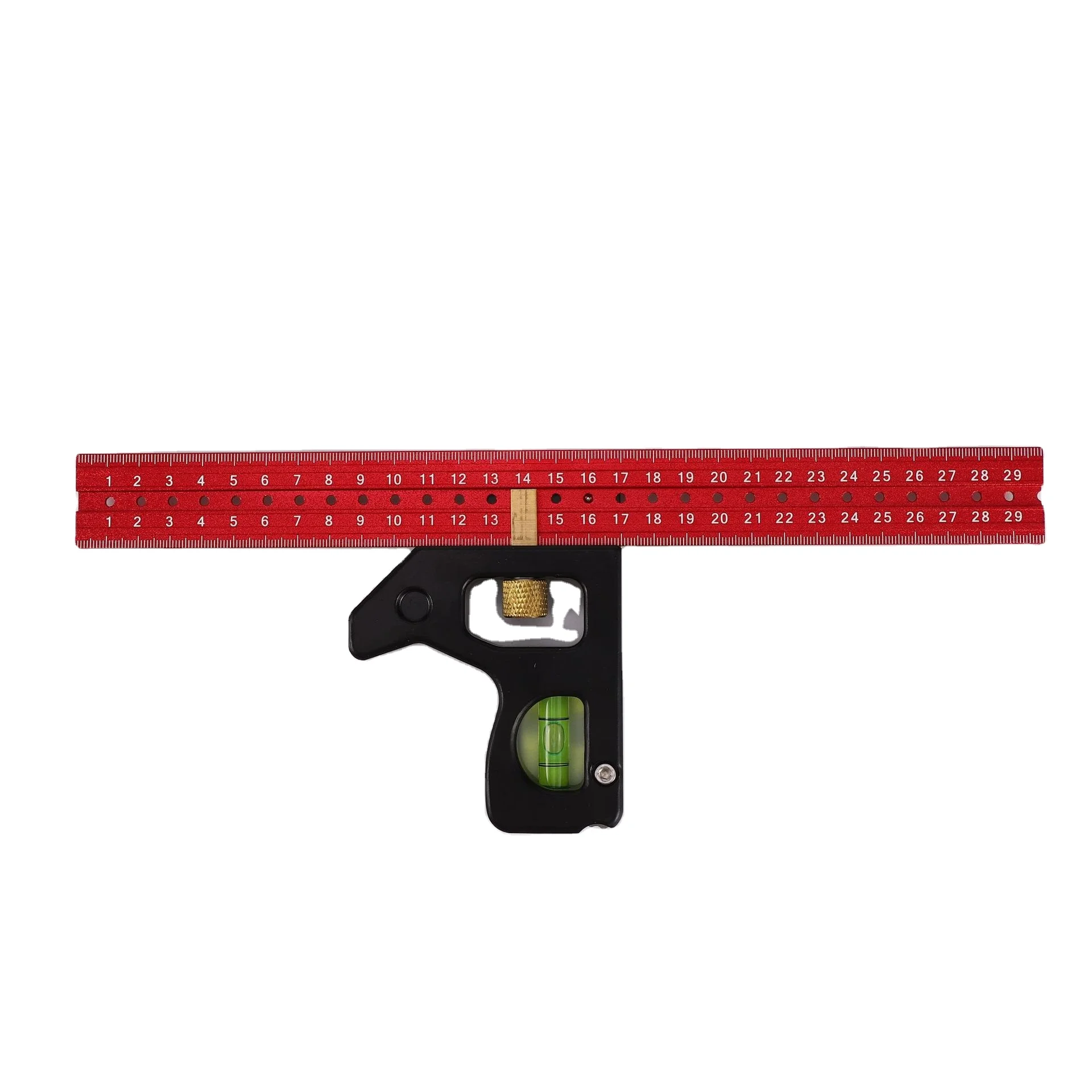 Combination Square Marking Gauge Ruler Multifunction Woodworking Positioning Block Degree Slope Hand Tools Aluminum Alloy