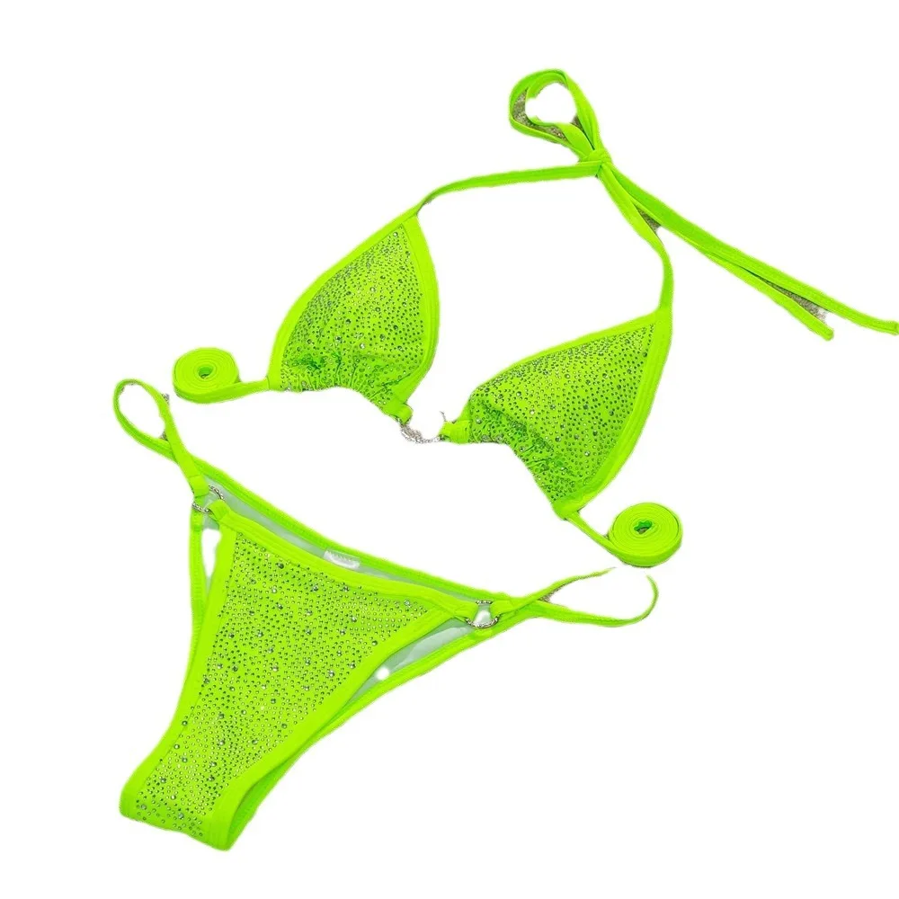 New Sexy Bikini Diamond-encrusted Women's Swimsuit Split Swimsuit Swimming Suits for Women