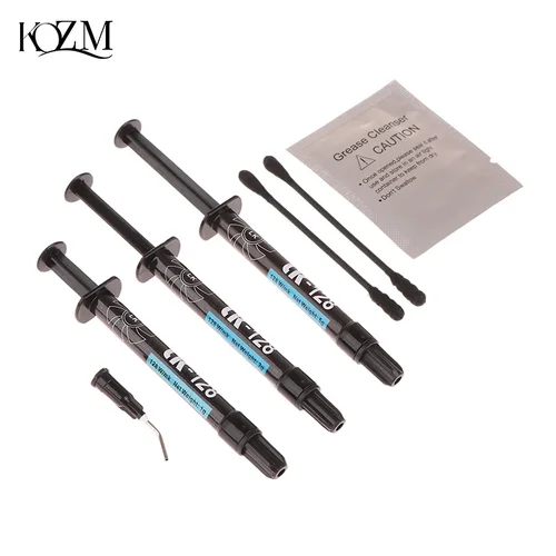 1g/3g/5g LK-128 pasta térmica de Metal líquido CPU GPU tarjeta gráfica CPU portátil refrigeración hoja de grasa de silicona conductora