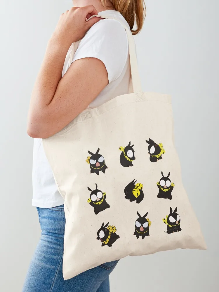

P-Chan Pattern 7 pigs! ORIGINAL DRAWN HQ DO NOT COPY Tote Bag Shopper bag custom fabric bag free delivery bags tote custom