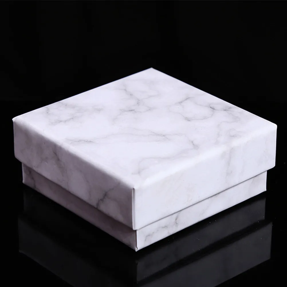 

12Pcs Marble Finish Jewelry Box Bulk Pack for Necklace Bracelet Earring Ring Storage Display Organizing Gift Packaging Home Shop