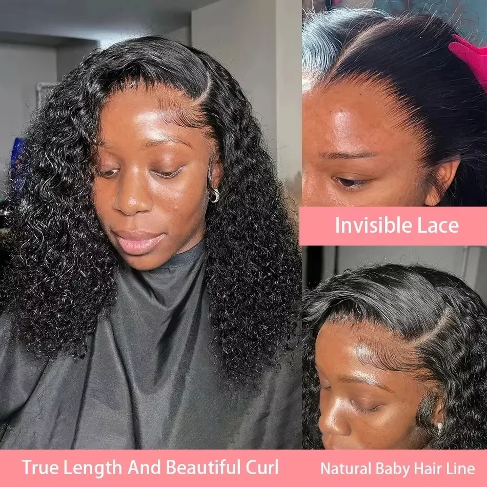 40 42-дюймовые вьющиеся волосы Джерри 13X4, парики спереди, человеческие волосы, плотность 250, девственные человеческие волосы, предварительно выщипанные с волосами ребенка
