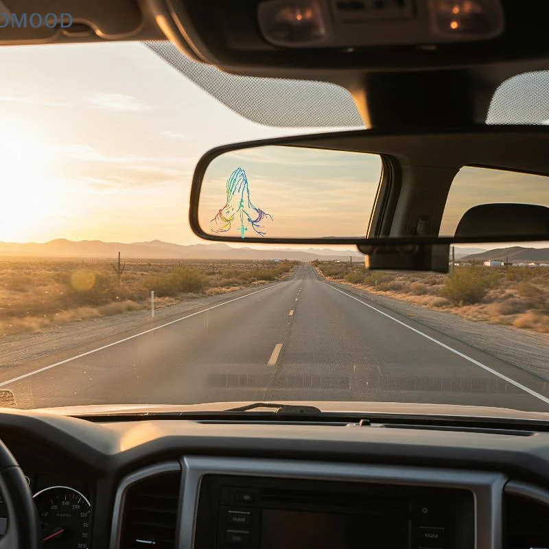 【CR】Praying Hands Cross Pattern Stickers Waterproof No Residue Decals for Auto Rearview Mirror Laptop Water Bottle Home Decor