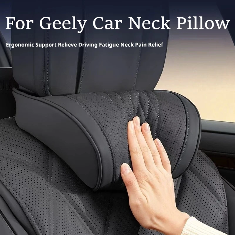 1 Set Luxury Car Headrest And Lumbar Support For Geely EX2 E2 EX5 Monjaro Coolray GALAXY L7 L6 7 E5 Memory Foam Lumbar Pillow