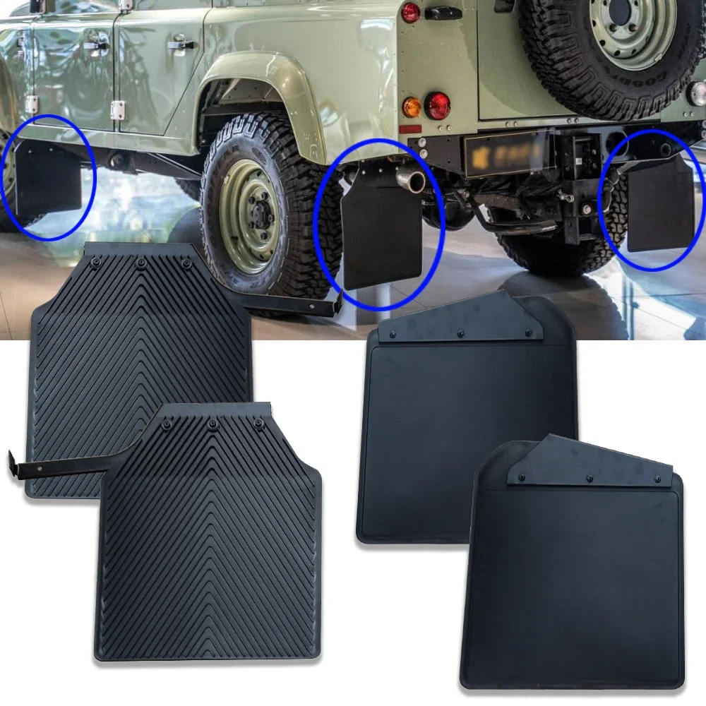 

Front Rear Mud Flaps For Land Rover Defender 110 Mudflaps Splash Guards Mudguards Dirty Traps Fender Flares Car Accessories