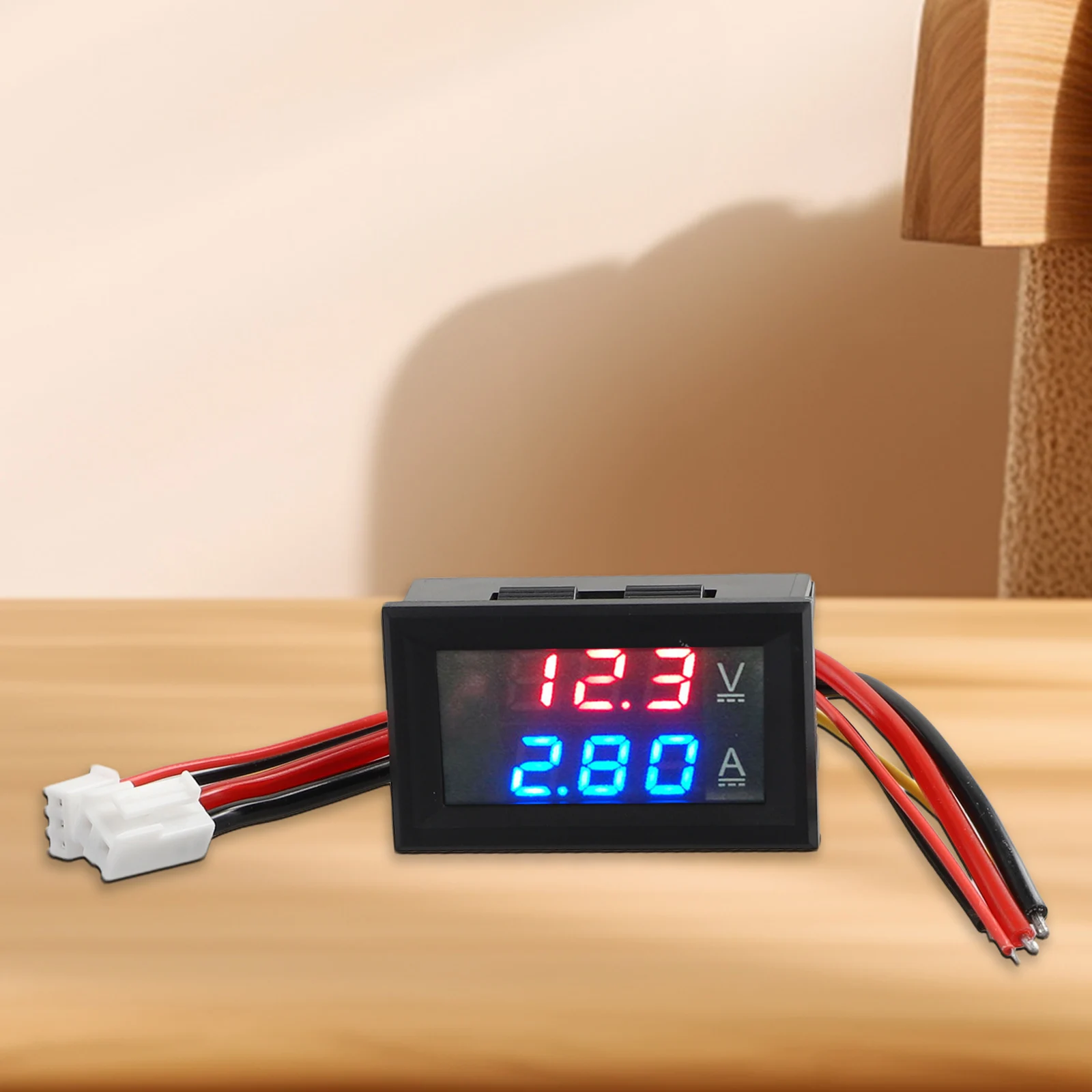 DC 0-100V 10A 50A 100A Digital LED Voltmeter Ammeter Dual Display Voltage Detector Current Meter Panel Amp Volt Gauge 0.28