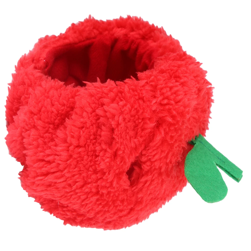 

Apple Style Pet Headband Premium Wool Yarn Soft Comfortable Cat Hat Decorative Headwear for Cosplay Birthday Holiday