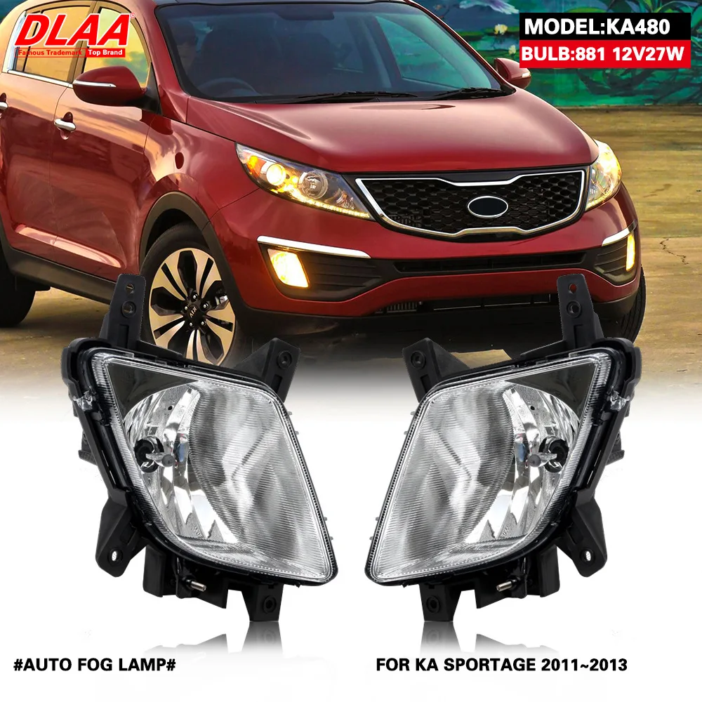 

Чехол на автомобильные фары для KIA Sportage 2011 2012 2013, передний бампер, противотуманная фара, капот противотуманной фары