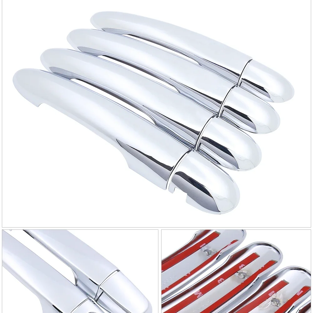 Chrome Door Handle Cover for Renault Laguna II X74 2002-2007 MK2 Exterior Trim Car Cap Stickers Accessories