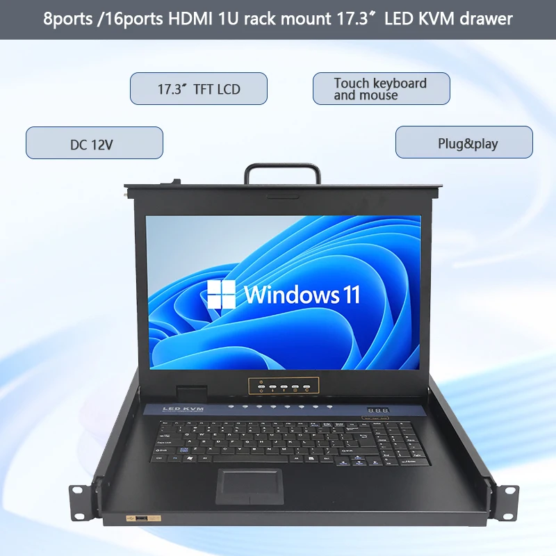 KVM-17308H 1U Rack …