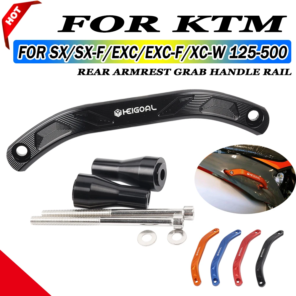 2019 - 2023 For KTM EXC EXC-F SX SXF XC XCW XCF XCF-W 125 150 250 300 350 450 500 Rear Seat Passenger Armrest Grab Handle Rail