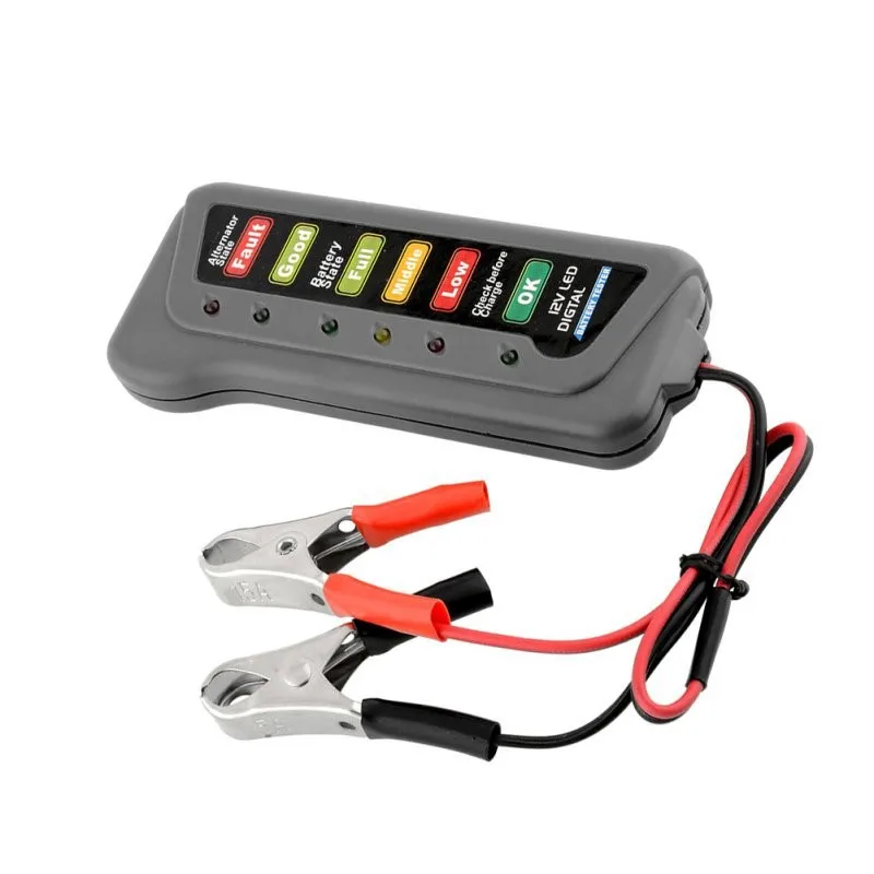 

Car Battery Tester 12V Motorcycle Battery Car Battery Detector