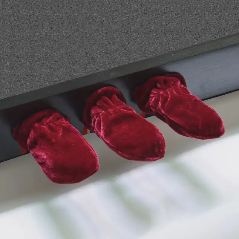 

Piano Pedal Covers Universal Electric Piano Pedal Covers Velvet, 3-Pack Accessories