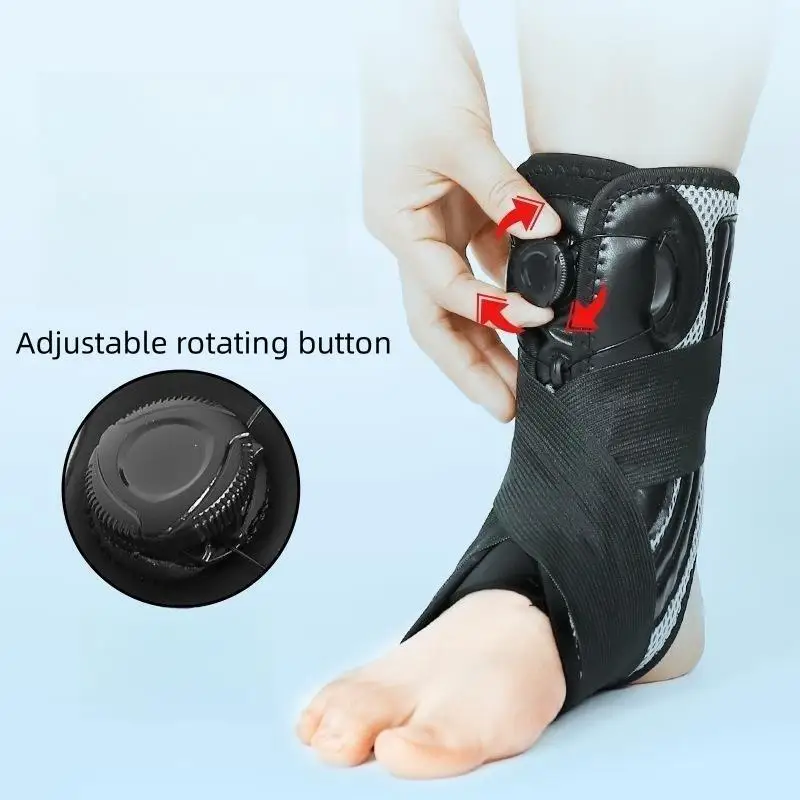 Support de renfort de rinçage stabilisant à lacets avec système de fermeture Boa, protecteur de rinçage pour l'entorse de rinçage, la fatigue arthritique, le pied oto, 1PC