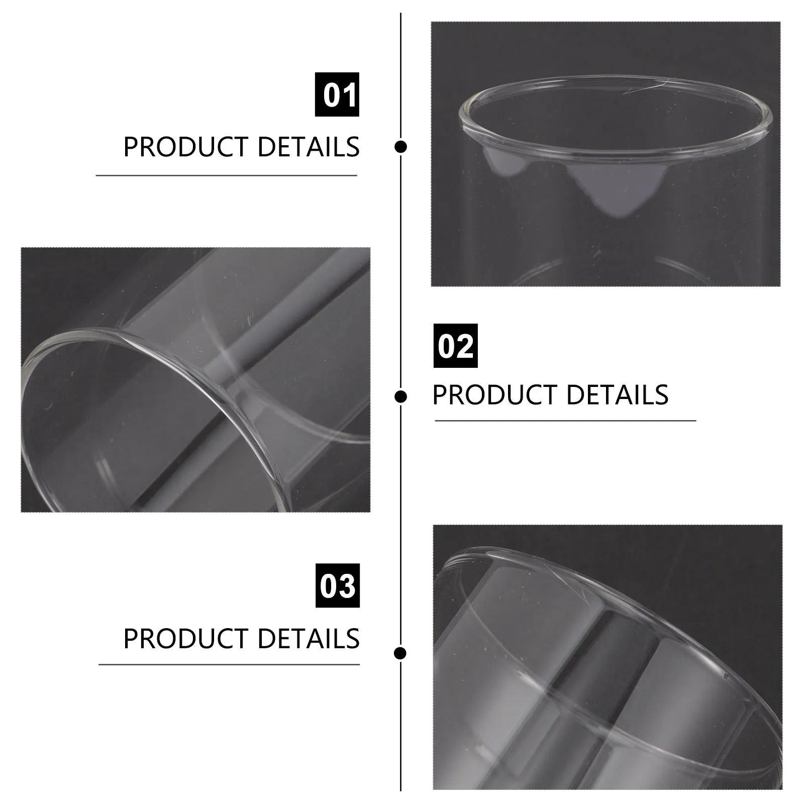 

Outdoor Light Cover Glass Lampshade Cylinder Lamp Shade for Gas Lights Camping Easy to Use Small Lamp Shades Glass Lampshade