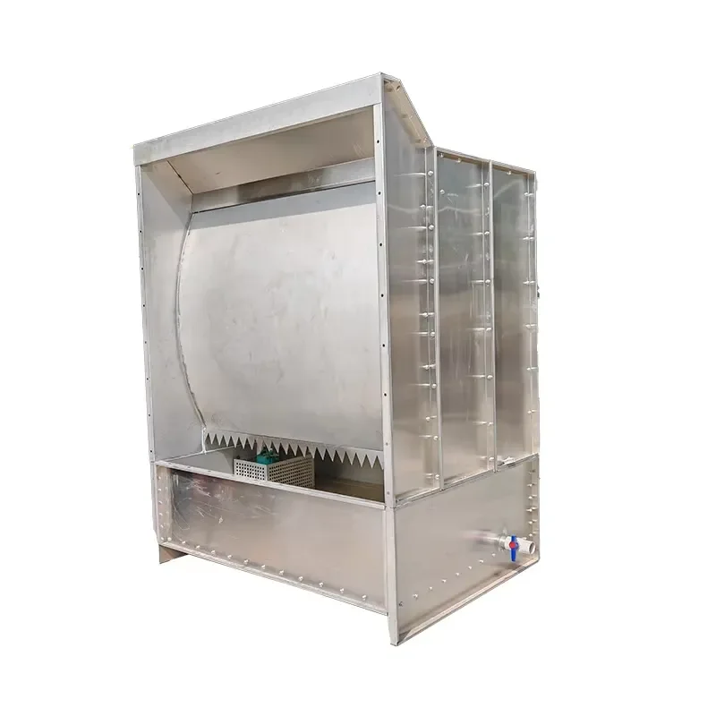 Customizable Water Curtain Spray Booth for Auto Painting Dust Removal and Defogging Energy Saving Industrial Paint Shop