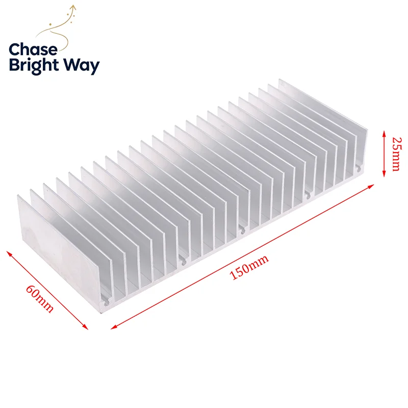 150x60x25mm Radiator Aluminum Heatsink Extruded Heat sink for LED Electronic