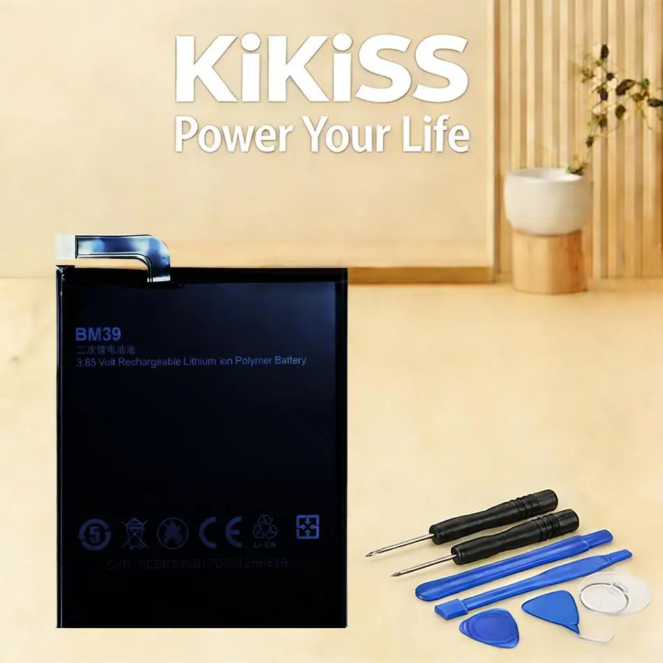 

Аккумулятор для мобильного телефона Xiaomi MI 6 Mi6, 3250 мАч, BM39, премиум-класса, замена оригинального