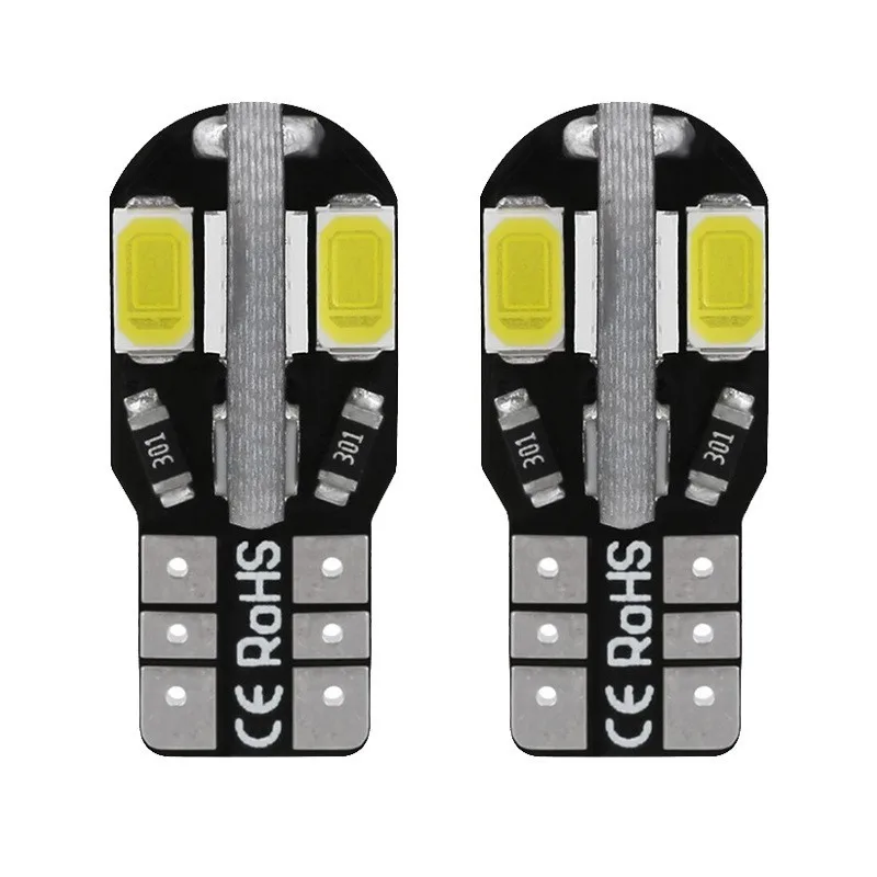 

Car light bulb T10 Canbus 5630 8SMD width indicator light license plate light Car LED small light bulb multi-color