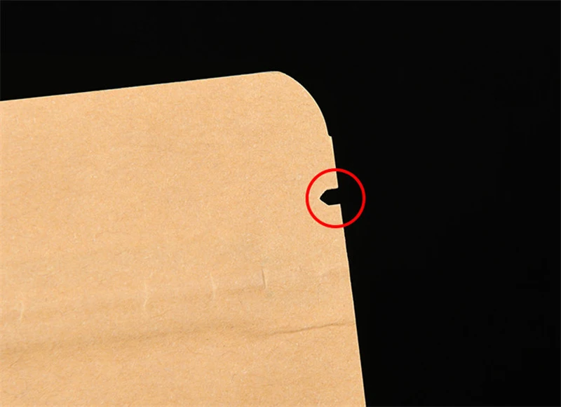Kraftpapier mit flachem Boden, Aluminiumfolie im Inneren, Reißverschluss, Heißsiegel-Verpackungsbeutel, Lebensmittel, Kaffeebohnen, Snacks, Geschenkverpackungsbeutel – Detail 12