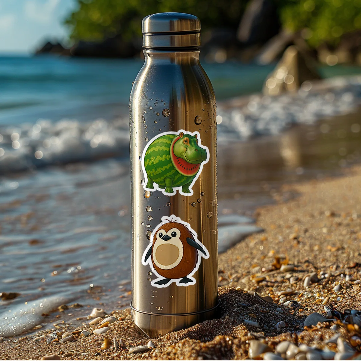 50 Stuks Cartoon Tung Tung Sahur Stickers Italiaanse Brainrot Grappige Meme Decals Scrapbooking Notebook Bagage Laptop Sticker Gift