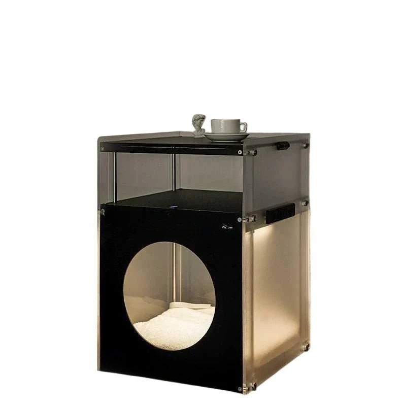 

Coffee table side cabinet, cat nest multi-functional bedside table, universal, creative