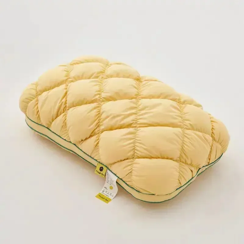1Pcs Crispy Pineapple Bread Pillow Neck Protection Sleep Aid Household Decor Pillows Core Wicking Breathable Soft Pillow Inner