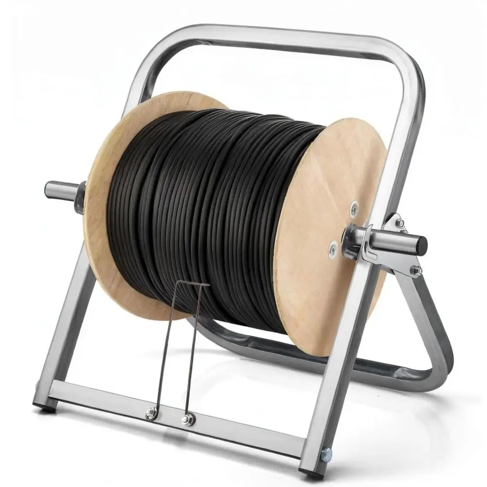 Foldable Cable Management Stand For Network Wire Pulling Professional Fiber Optic Dispenser Durable Copper Tool Aid