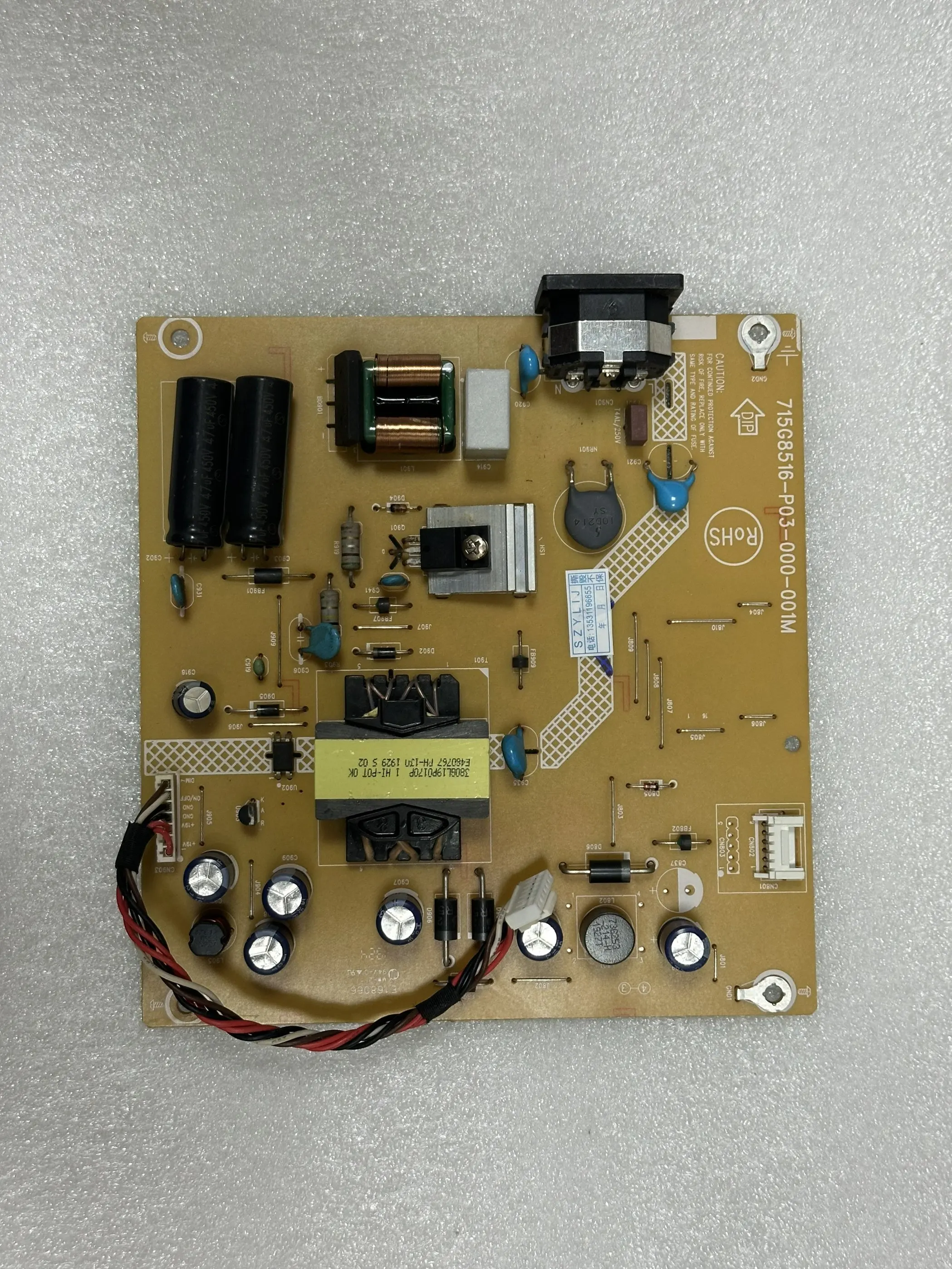 

Оригинальная плата питания 243V7Q, плата высокого напряжения 243V7Q 715G8516-P03-000-001M